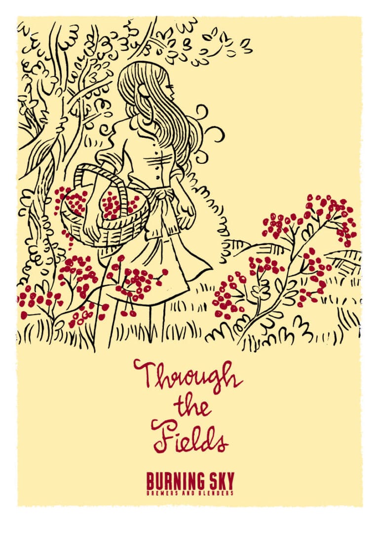 Signed Giclée Print–A3 Through the Fields